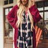Fuzzy Wuzzy Cardigan in Rose Image - 1