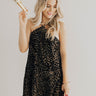 Paris Pristine Leopard Velvet Shift Dress Image - 1
