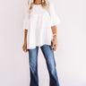 Oh So Sweet Shift Top in White Image - 1