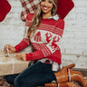 Reindeer Games Shift Sweater in Red Image - 1