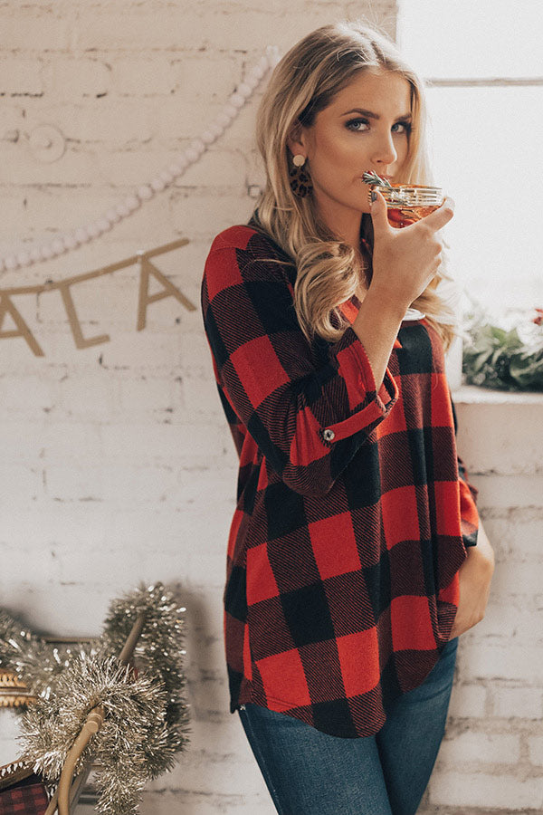 Cider In Soho Buffalo Check Shift Tunic