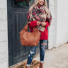 Oh So Cozy Tunic Sweater in Red Image - 1