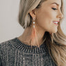 Champagne Please Feather Earrings in Blush Image - 1
