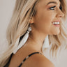 Times Square Tassel Earrings in Silver Image - 1