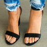 Champagne Toast Heel in Black Image - 1
