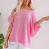 Parisian Vacation Shift Top in Pink Image - 1