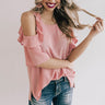 Italian Vacation Shift Top in Blush Image - 1