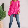 First Class To Paris Shift Top in Hot Pink Image - 1