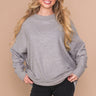 Latte Run Plush Shift Sweater in Grey Image - 1
