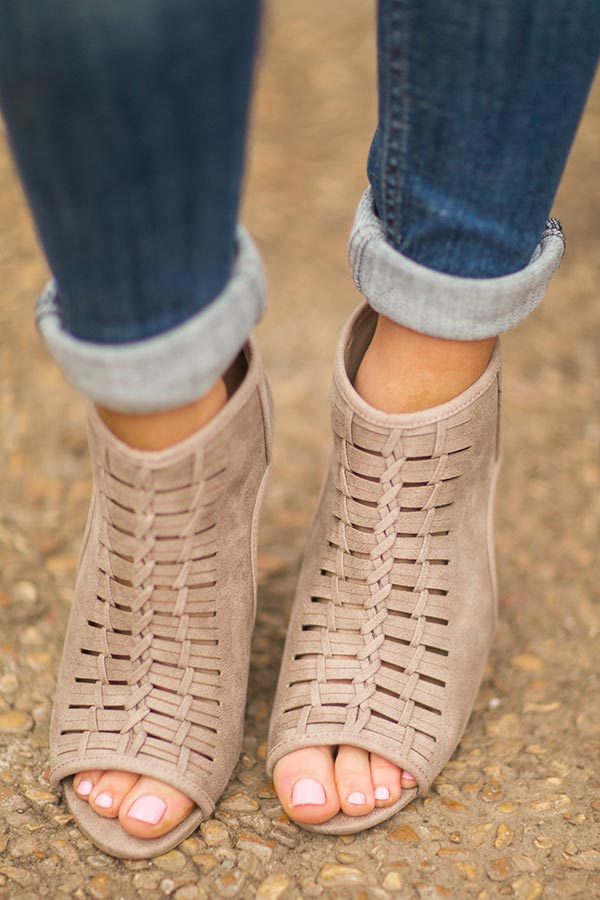 The Ella Peep Toe Bootie