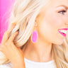 London Travels Earrings in Fuchsia Image - 1
