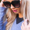 Palm Springs Sunglasses in Black/Silver Image - 1