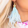 Playful In Paris Feather Earrings Image - 1