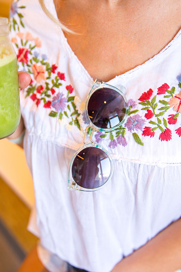 Daydreamer Sunglasses In Aqua
