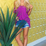 Keep Cool Crochet Top in Orchid Image - 1