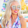 Catching Rays Sunglasses In Mint Image - 1