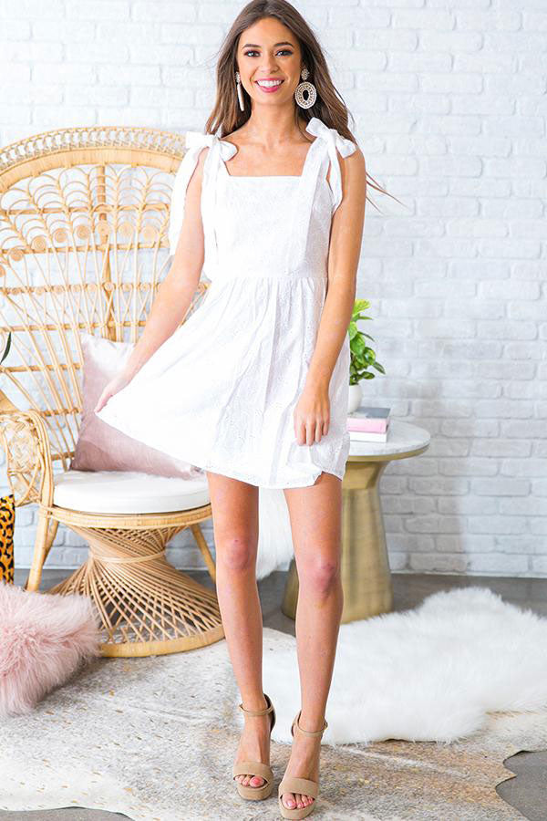 Believe The Hype Eyelet Dress Image - 1