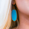 London Travels Earrings in Electric Blue Image - 1