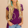 All The Goals Shift Tee In Purple Image - 1