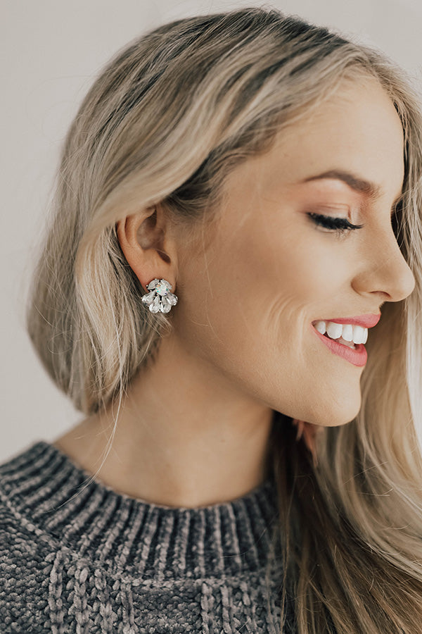 Gorgeous Gleam Earrings In Silver