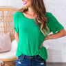Pocket Full Of Pretty Shift Tee in Green Image - 1