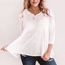 Simply Yours Shift Tee  in White Image - 1