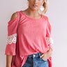 Sunny Days Ahead Shift Top in Raspberry Image - 1
