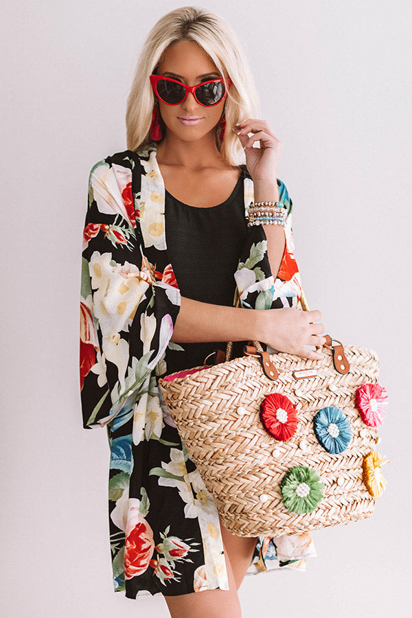 Take Me To Paradise Floral Overlay
