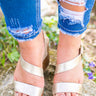 The Santa Rosa Wedge In Gold Image - 1