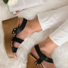 The Santa Rosa Wedge In Black Image - 1
