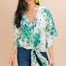 Cocktail Hour Shift Top in Aqua Image - 1