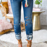 The Palm Springs Mid Rise Distressed Ankle Skinny Image - 1
