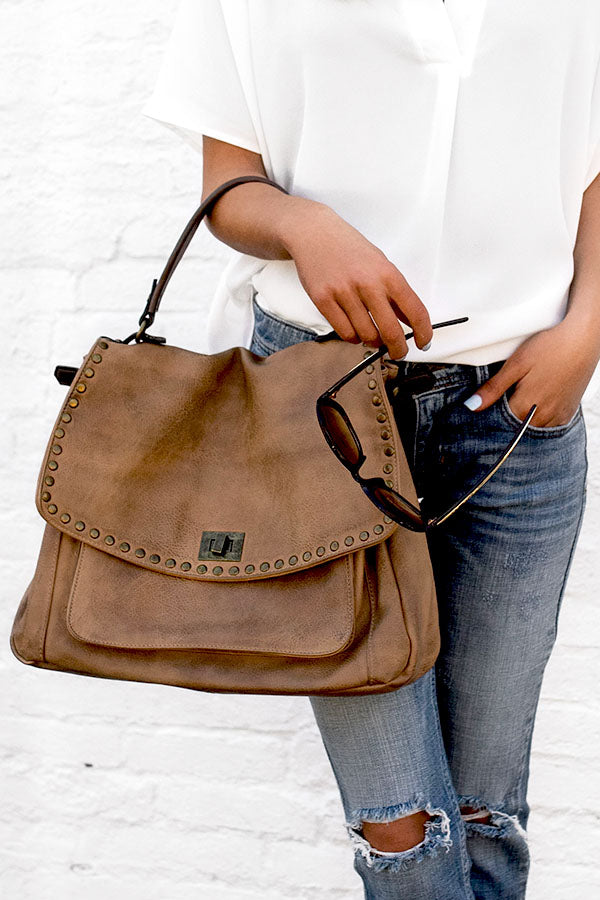 The James Tote in Tan Image - 5