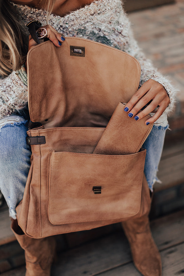 The James Tote in Tan Image - 2