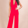 Live From The Red Carpet Jumpsuit in Cherry Image - 1