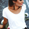 Margarita Babe Shift Tee in White Image - 1