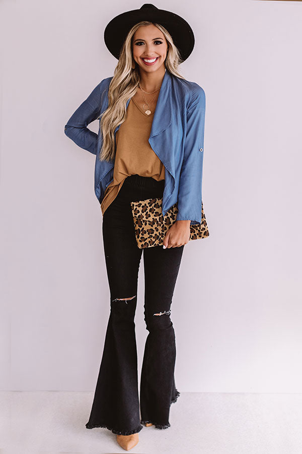 Ready For Anything Lightweight Chambray Jacket Image - 1