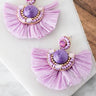 Sunshine Chic Earrings In Lavender Image - 1