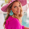 The Serendipity Earrings In Turquoise Image - 1