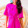 Napa Happy Hour Dress in Hot Pink Image - 1