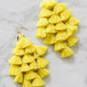 Tassel Talk Earrings In Yellow Image - 1