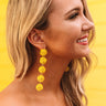Ring Around The Roses Earrings In Yellow Image - 1