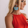 Total Fan-Girl Earrings In Sky Blue Image - 1