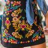 Island Of Capri Embroidered Skirt in Black Image - 1