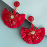 Total Fan-Girl Earrings In Red Image - 1