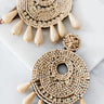 Sunshine Crush Earrings In Latte Image - 1