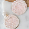 Around We Go Earrings In Light Pink Image - 1