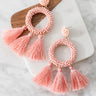 Infinite Options Tassel Earrings In Blooming Dahlia Image - 1