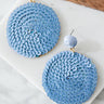 Around We Go Earrings In Airy Blue Image - 1