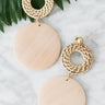 Knock On Wood Earrings Image - 1